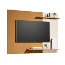 Ver imagem 2 de Painel de Tv Menfis Moderno 2 Prateleiras P/ Tvs de até 50":naturalle