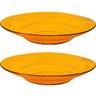 Jogo Prato Fundo Sopa 6 Pessoas 6 Peças Âmbar em Vidro 22,5cm - 1