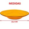 Jogo Prato Fundo Sopa 6 Pessoas 6 Peças Âmbar em Vidro 22,5cm - 4
