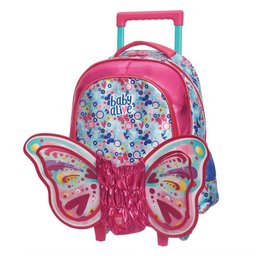 Mochila Com Rodinhas Baby Alive Butterfly - Grande - Pacifc - 4