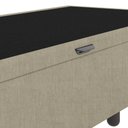Ver imagem 5 de Base Cama Box Baú Solteiro Veludo Skybox Bege