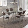 Conjunto Sala de Jantar Carraro Macapa com Mesa e 6 Cadeiras - 1