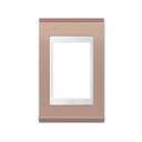 Ver imagem 1 de Placa Refinatto Concept 4x2 3módulos Rose Gold/branco-weg