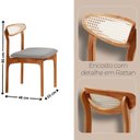 Ver imagem 3 de Conjunto de Mesa de Jantar Ello Tampo 180cm Barril Laminado com 6 Cadeiras Mônaco Premium