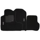 Ver imagem 1 de Jogo de Tapete Automotivo Carpete Crv 2007 À 2011 Soft Logo Bordado Preto 3 Peças