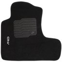 Ver imagem 4 de Jogo de Tapete Automotivo Carpete Crv 2007 À 2011 Soft Logo Bordado Preto 3 Peças