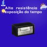 Caixa Correio Carta Embutir Muro Preta + Kit 3 Números - 4