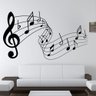 Adesivo de Parede Notas Musicais - 2