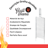 Grelha Dupla Churrasco 64x20cm Frango Peixes Carnes - 2