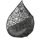 Ver imagem 1 de Balanço Suspenso Ninho Gota com Mola e Mosquetão Almofada Impermeável Gourmet Área Externa:a3