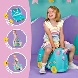 Mala Infantil com Rodinha 18l Unicornio - Trunki - 8
