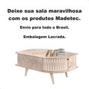 Ver imagem 2 de Mesa de Centro Sala de Estar Madeira Varanda Decorativa Pés Palito:calacata