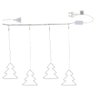 Kit 3 Cortina Pingente Arvore Branca 108 Leds 4m Bivolt - 2