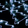 Kit 3 Cortina Pingente Arvore Branca 108 Leds 4m Bivolt - 3