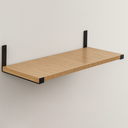 Ver imagem 1 de Prateleira Industrial Suspensa 30x60cm Suporte Mão Francesa