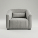 Ver imagem 7 de Conjunto Sofá 02 Lugares Living Ísis e Uma Poltrona Tecido Acquablock Pet Friendly Cinza 2,10m