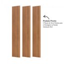 Ver imagem 2 de Painel Decorativo Ripado Mdf em Barra 134x183cm (2,45m²) Pa73 Pradel Móveis Freijó