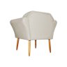 Kit 02 Poltronas Decorativa Amélia Pés Palito Suede Bege - DS Estofados - 5