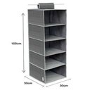 Ver imagem 3 de Sapateira Guarda Roupa Armario Cabide Organizador 5 Prateleiras Multiuso Closet