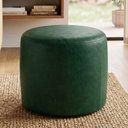 Ver imagem 1 de Puff Redondo 50cm Sala de Estar Living Coliseu W01 Couríssimo Verde - Lyam Decor