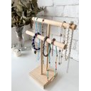 Ver imagem 1 de Porta Joias, Colares e Pulseiras em Madeira Pinus - Lina