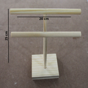 Ver imagem 3 de Porta Joias, Colares e Pulseiras em Madeira Pinus - Lina