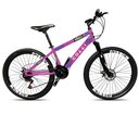 Ver imagem 1 de Bicicleta Mônaco Aro 26 21 Velocidades Colli Rosa Neon