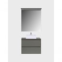 Ver imagem 2 de Gabinete para Banheiro com Cuba e Espelheira com Led 80cm Mdf Verde Dubai - On Móveis