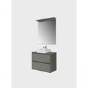 Ver imagem 3 de Gabinete para Banheiro com Cuba e Espelheira com Led 80cm Mdf Verde Dubai - On Móveis