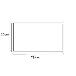 Capacho Sisal Liso Casual 45x75cm Apaeb - 3