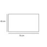 Capacho Sisal Liso Casual 45x75cm Apaeb - 3