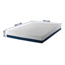 Ver imagem 5 de Colchão King UMAFLEX Super Size 193 x 203 x 25 Branco e Azul Umaflex Tradição Na Caixa