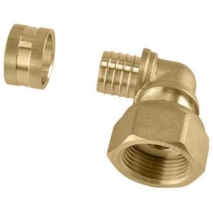 Cotovelo Fêmea Rosca Móvel 20X3/4" Pex, Emmeti