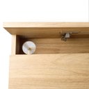 Ver imagem 5 de Escrivaninha Square 2 Gavetas 100% MDF Pés de Metal Tauari Dourado