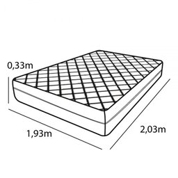 Colchão King Sankonfort Super Le Griff 193x33cm - 3