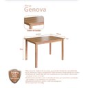 Ver imagem 6 de Conjunto Mesa de Jantar 160cm 6 Cadeiras Madeira Maciça Estofadas Arezzo Amêndoa/cinza Claro Cbmj4a1