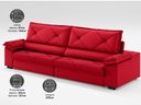Ver imagem 5 de Sofá com Carregador Usb e Molas no Assento Retrátil Reclinável Nice 2,90m Velosuede - Netsofas