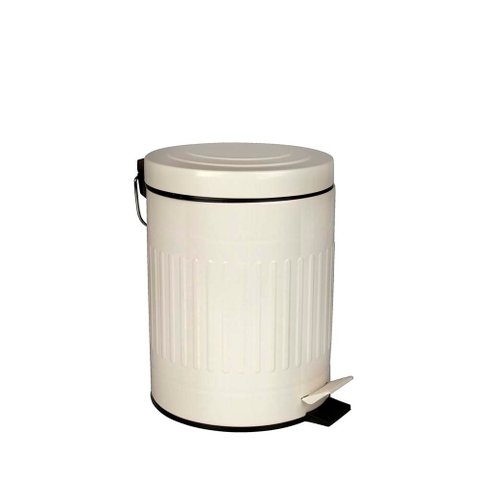 Lixeira Retrô Bege 5 L Mor 008240