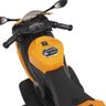 Mini Moto Elétrica Triciclo Criança Infantil Bateria 6V Luz Som Brinqway Bw-127 Laranja Bivolt - 5