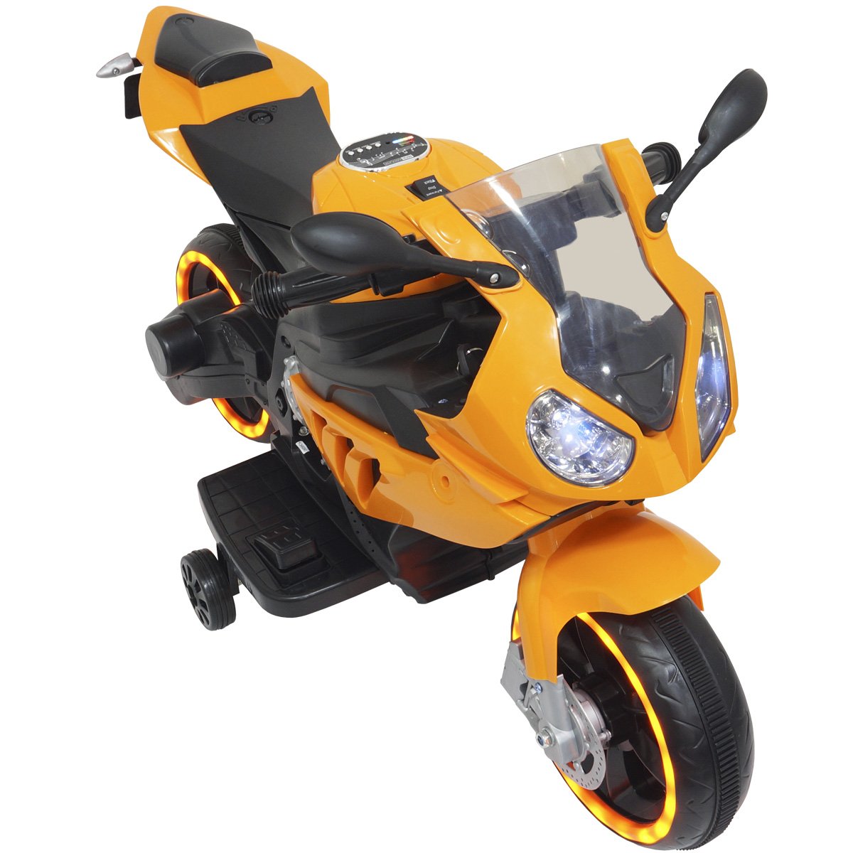 Mini Moto Elétrica Infantil BW127LR 6V - Laranja