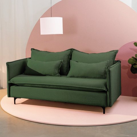 Sofá Modular 2 Lugares Pé Metal Sôma CabeCasa MadeiraOriginals