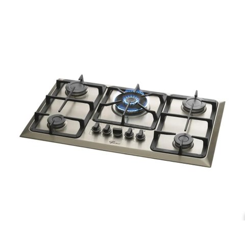 Fogão Cooktop Fischer 5Q Gás Tripla Chama Mesa Inox