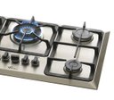 Ver imagem 2 de Fogão Cooktop Fischer 5Q Gás Tripla Chama Mesa Inox