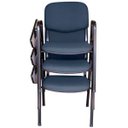 Ver imagem 1 de 03 Cadeiras Universitárias Linha Hotel Auditório Azul