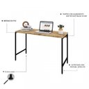 Ver imagem 6 de Kit Industrial 2 Peças Escrivaninha com Estante Active Yescasa