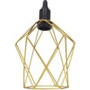 Ver imagem 4 de 2 Pendentes Aramado Teto Cálice P Luminária Lustre Retrô Balcão + Lâmpada Led ST64 Vintage