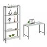 Kit Industrial 2 Peças Escrivaninha com Estante Active Yescasa - 6