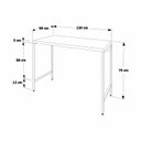 Ver imagem 2 de Conjunto Industrial 2 Peças Escrivaninha com Estante Active Yescasa