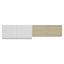 Ver imagem 3 de Kit 2 Armários de Cozinha Aéreos 4 Portas Veneza Multimóveis Mp2150 Branco