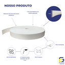 Ver imagem 3 de Moldura Guarnição Rodameio Eva Autocolante Marte 7cmx5mm 25 Metros - Branco